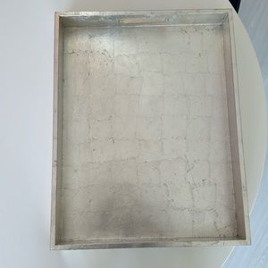 West Elm Silver Tray